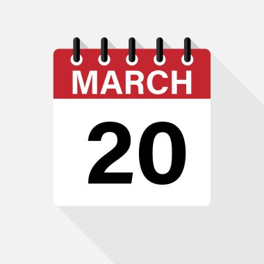 Yuvarlak arkaplanda Takvim Simgesi. Vektör basit ağ simgesi. eps