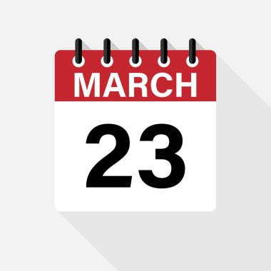 Yuvarlak arkaplanda Takvim Simgesi. Vektör basit ağ simgesi. eps