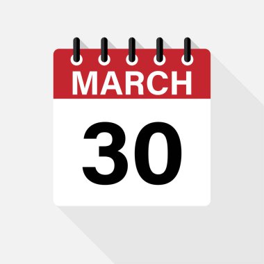 Yuvarlak arkaplanda Takvim Simgesi. Vektör basit ağ simgesi. eps