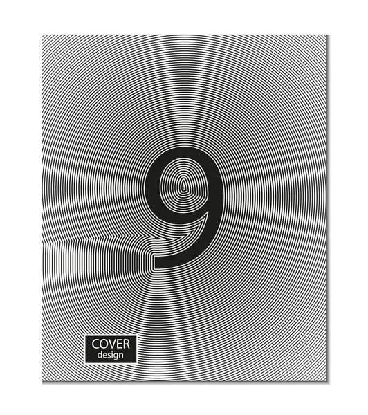 封面设计年报 病媒模版小册子 杂志尺寸为4号 — 图库矢量图片