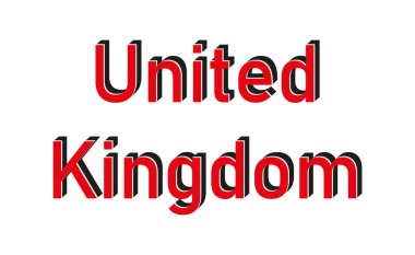 Grunge kauçuk damgası Birleşik Krallık 'ta yapılmış, vektör illüstrasyonu