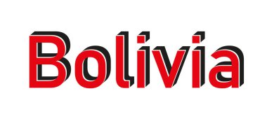 Bolivya malı. Pullu Rektagle Haritası. Logo Simgesi Sembolü. Tasarım Sertifikalı.