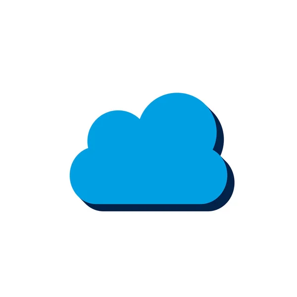 Isometrische Moderne Cloud Technologie Netwerken Concept Web Cloud Technologie Bedrijf — Stockvector