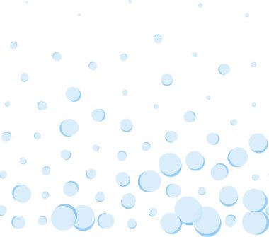 Beyaz arkaplan üzerinde mavi damlalarda vektör arkaplanı