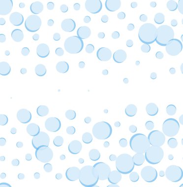 Beyaz arkaplan üzerinde mavi damlalarda vektör arkaplanı