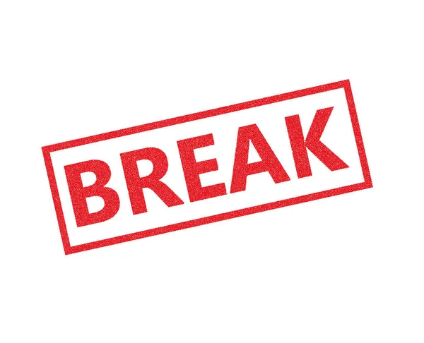 Take Break Grunge Vintage Take Break Square Stamp Take Break — Stock Vector