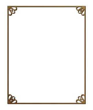 Art deco kenarlarının ve çerçevelerinin vektör illüstrasyonu. Tasarımınız için 1920 'lerin tarzında yaratıcı desen.