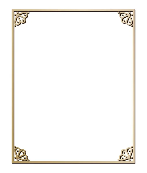 Vector illustration of art deco borders and frames. Creative pattern in the style of the 1920s for your design. — Stock Vector