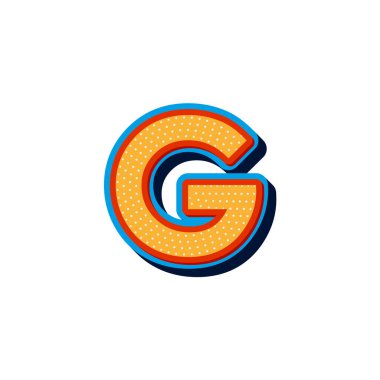 Comic VECTOR 3D FONT LETTE