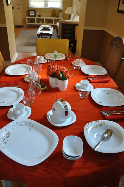 Bir bebek duş brunch için Tablo ayarı