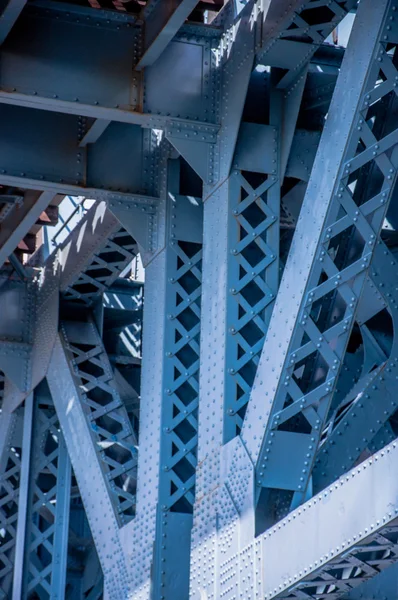 Nahaufnahme der Benjamin-Franklin-Brücke — Stockfoto