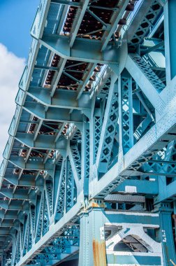 Benjamin Franklin Köprüsü'nün yapısal detay