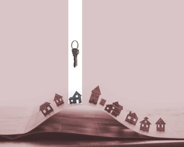 Evin anahtarları ile