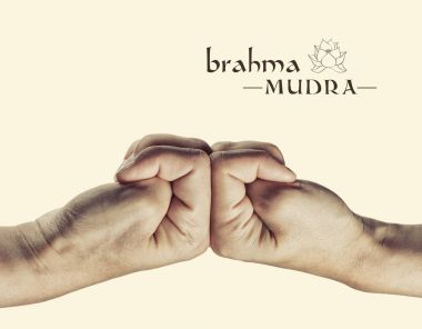 Brahma mudra, izole.