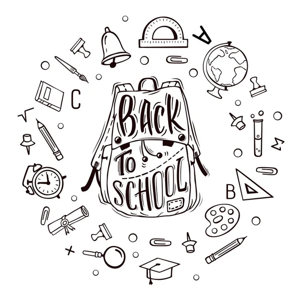 öğeleri ile okula dönüş