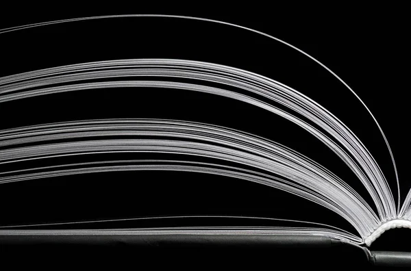 Black and white book — Stock Photo, Image