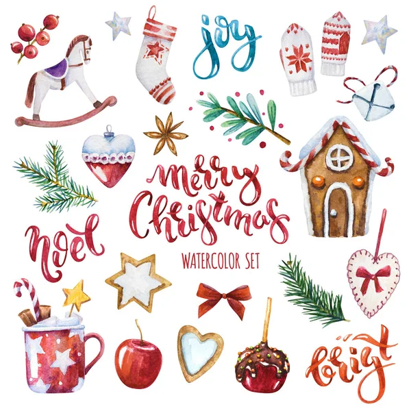 New christmas set — Stock Photo, Image