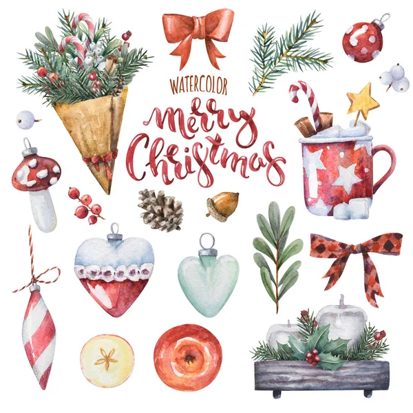 Set of christmas details — Stock Photo, Image