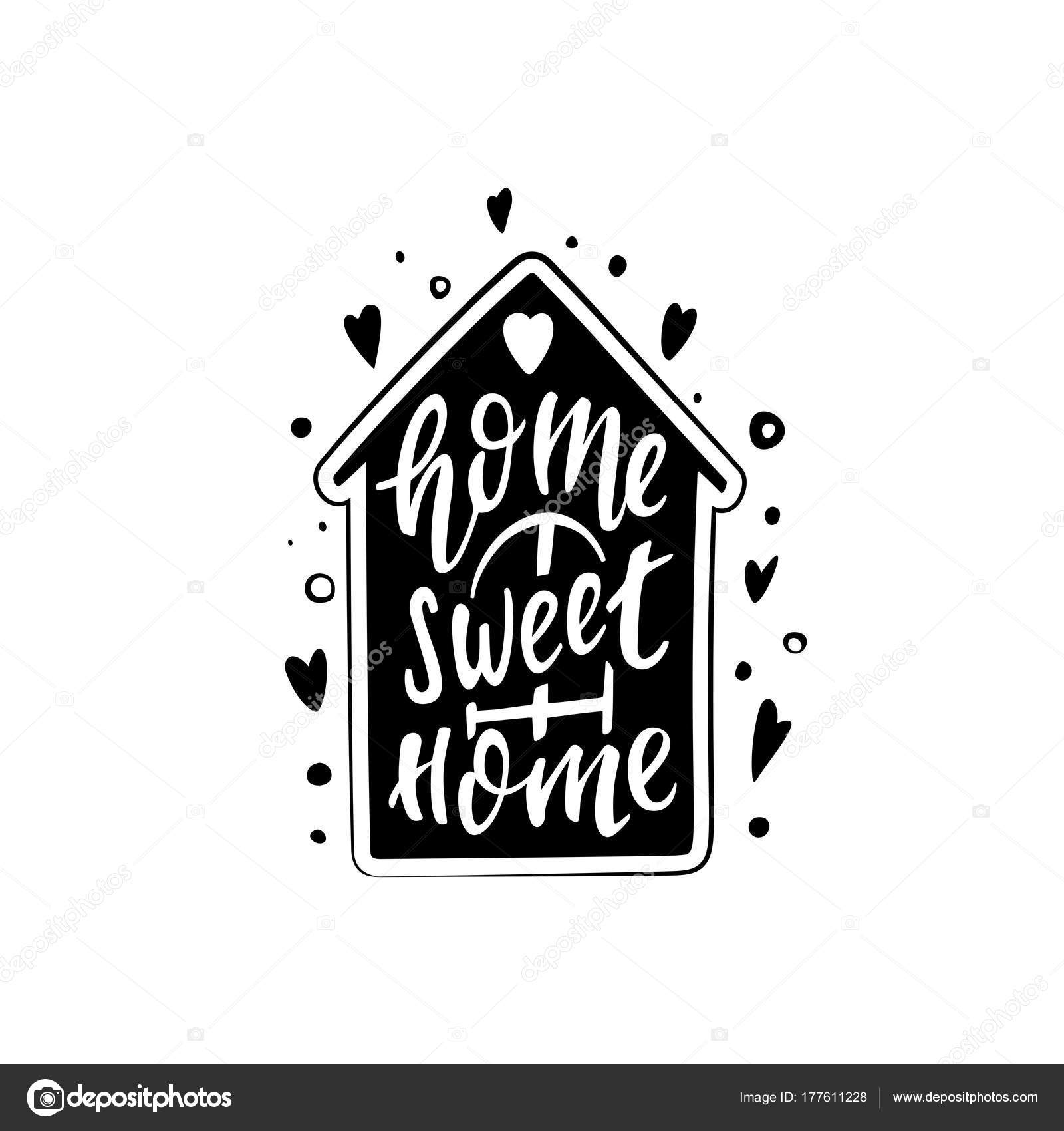 Home sweet home Stock Vector Image by ©SvetaZi #177611228