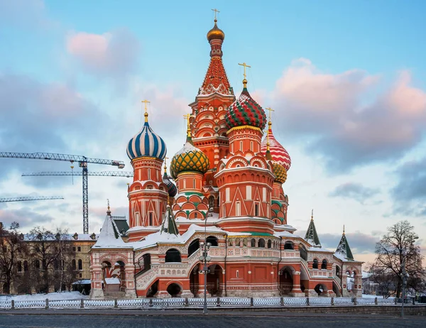 Catedral de San Basilio Moscú Rusia — Foto de Stock