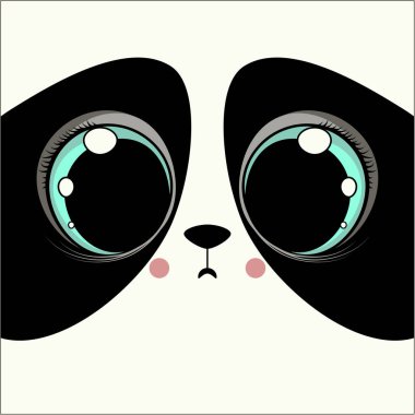 Panda iri gözlü