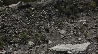 Scenic view of river valley from precipice