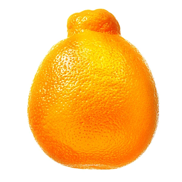 Mandarijn, tangerine citrusvruchten geïsoleerd op wit — Stockfoto