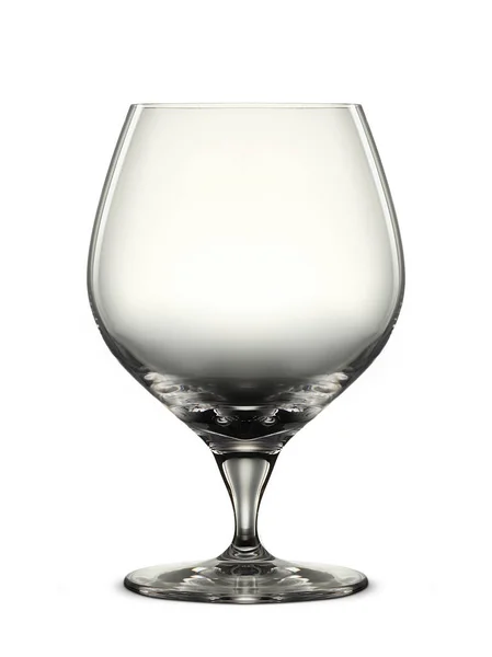 Prázdné sklenice na bílé — Stock fotografie