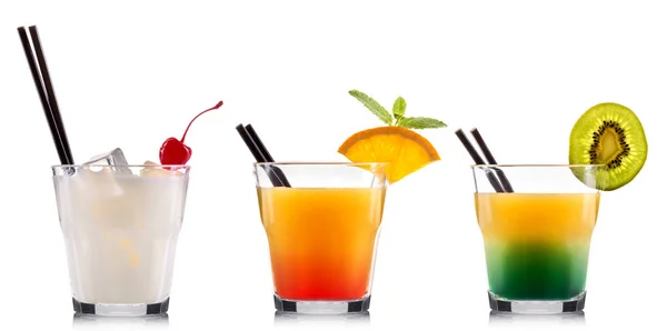 Alcohol cocktail instellen — Stockfoto