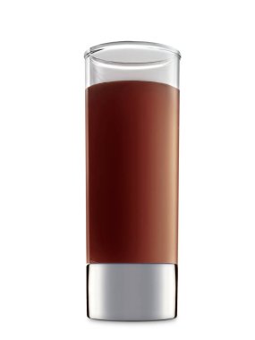 alkol beyaz zemin üzerine izole kokteyl