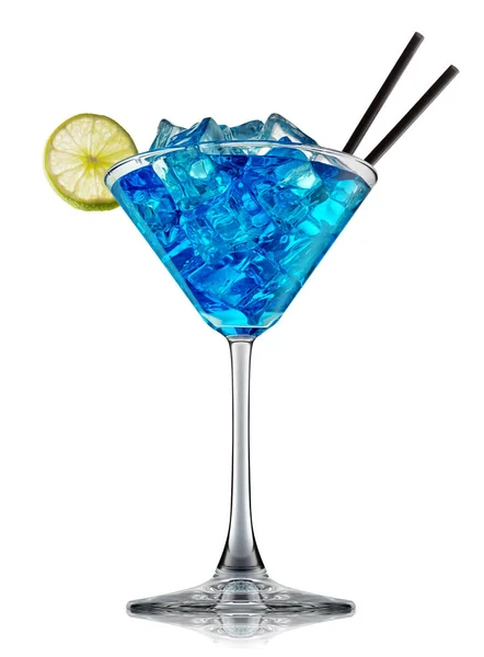 Alcohol cocktail geïsoleerd op witte achtergrond — Stockfoto