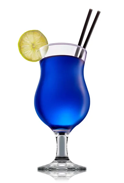 Alcohol cocktail geïsoleerd op witte achtergrond — Stockfoto