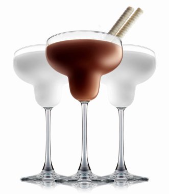 Kokteyl beyaz ayarla