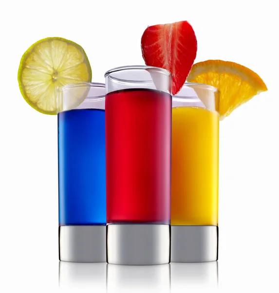 Alcohol cocktail instellen — Stockfoto