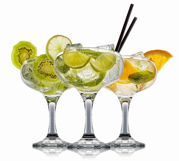 Alcohol cocktail instellen — Stockfoto