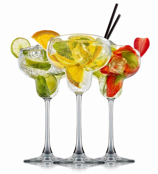 Alcohol cocktail instellen — Stockfoto