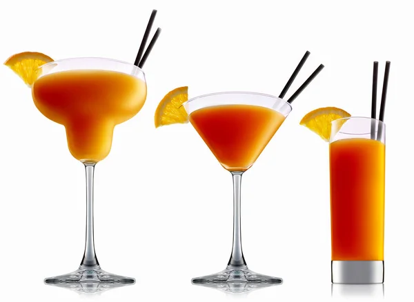 Alkohol cocktail isolerad på vit bakgrund — Stockfoto