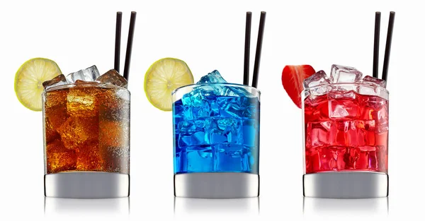 Alcohol cocktail instellen — Stockfoto