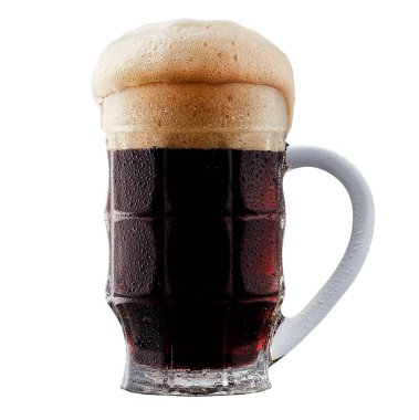 Kupa köpük soğuk karanlık bira