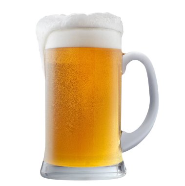 Kupa köpük soğuk bira