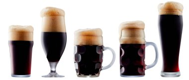 Kupa köpük soğuk karanlık bira