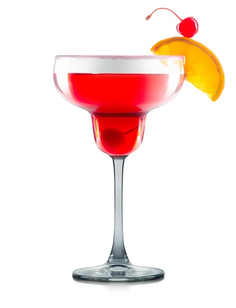 Cocktail cosmopolita isolato su sfondo bianco — Foto Stock