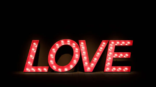 Amour pour la Saint-Valentin / Image de rendu 3D — Photo