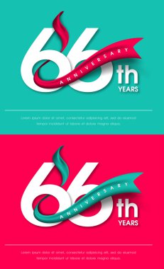 Yıldönümü Amblemler şablon tasarımı
