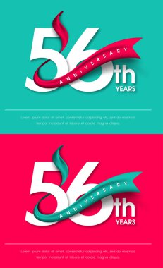 Yıldönümü Amblemler şablon tasarımı