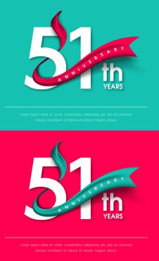 Yıldönümü Amblemler şablon tasarımı