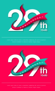 Yıldönümü Amblemler şablon tasarımı