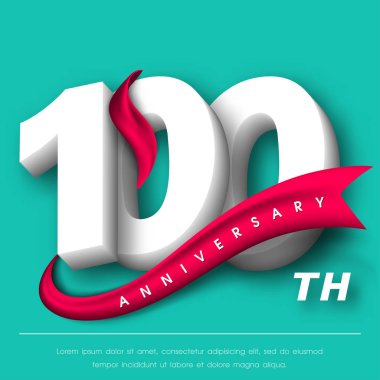 Yıldönümü Amblemler şablon tasarımı