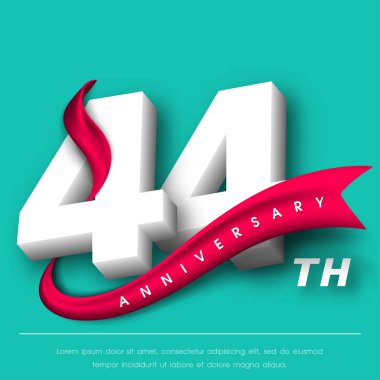 Yıldönümü Amblemler şablon tasarımı