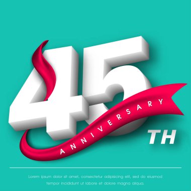 Yıldönümü Amblemler şablon tasarımı